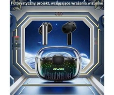 Ausinės Bluetooth 5.3 AWEI T52 Pro2 TWS juodos spalvos