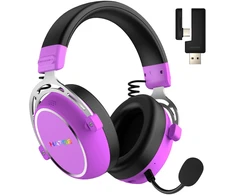 Ausinės Hator Hypergang 3 Belaidės ESH52 Hi-Res ANC violetinė