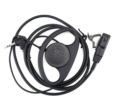 Ausinės su mikrofonu ir akustiniu vamzdeliu PNI HM91 su 1 kaiščio 2.5mm PNI-MT jungtimi Motorola stotelėms