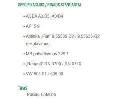 Auto variklio tepalas Castrol GTX Ultraclean, 10W-40, 4 l