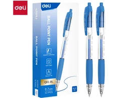 Automatinis gelinis tušinukas DELI Q81 0.7mm, mėlynos spalvos