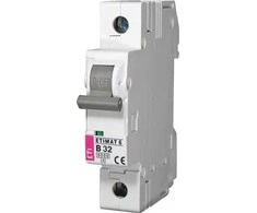 Automatinis jungiklis Eti MAT6, 1P, C, 13A, 6kA