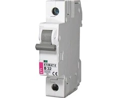 Automatinis jungiklis ETIMAT6, 1P, C, 6kA, 16 A