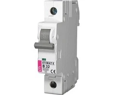 Automatinis jungiklis Eti MAT6, 1P, C, 32A, 6kA