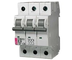 Automatinis jungiklis Eti MAT6, 3P, C, 25A, 6kA
