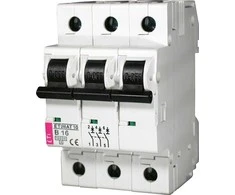 Automatinis jungiklis ETIMAT 10, 3P, B, 10A, 10kA