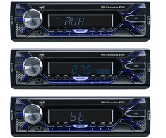 Automobilinis MP3 grotuvas PNI Clementine 8550BT, nuimamas skydelis, 4x45W, 12V, 1 DIN, su SD, USB, AUX, RCA