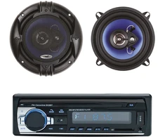 Automobilinis MP3 grotuvas PNI Clementine 8428BT 4x45W + koaksialiniai automobiliniai garsiakalbiai PNI HiFi650, 120W, 16.5 cm