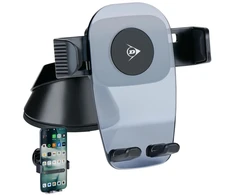 AUTOMOBILINIS TELEFONO LAIKIKLIS, BESISUKANTIS 360 LAIPSNIŲ KAMPU, 2 MONTAVIMO BŪDAI DUNLOP 260761