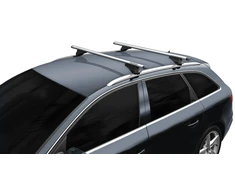 Automobilių stogo skersiniai Menabo Avia, 120 cm, 2 vnt. sidabro spalvos