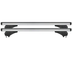 Automobilių stogo skersiniai Menabo Sonic, 120 cm, 2 vnt. sidabro spalvos