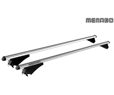 Automobilių stogo skersiniai Menabo Tiger, 120 cm, 2 vnt. sidabro spalvos