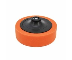 AW-Tools AWTOOLS DISKAS 150mm POLIRAVIMO KEMPINĖ ORANŽINĖ M14 VIDUTINIO KIETUMO