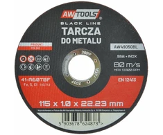 AW-Tools AWTOOLS DISKAS METALUI 115*1,0mm Juodas LINE