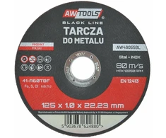 AW-Tools AWTOOLS DISKAS METALUI 125*1,0mm Juodas LINE