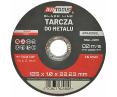 AW-Tools AWTOOLS DISKAS METALUI 125*1,6mm Juodas LINE
