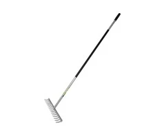 AW-Tools AWTOOLS GRĖBLYS METALINIS SU KOTU L140 16 DANTŲ