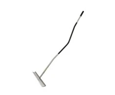 AW-Tools AWTOOLS GRĖBLYS SU KOTU, LENKTAS, 16 DANTŲ