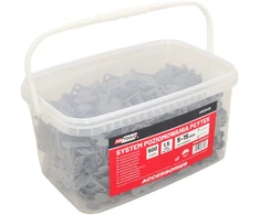 AW-Tools AWTOOLS Karkasinė plytelių niveliavimo sistema 1,5mm 500vnt. (KARKASAS 5-15mm)