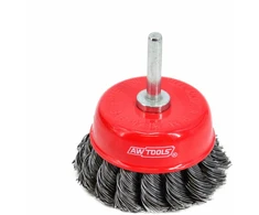 AW-Tools AWTOOLS KOTINIS DISKINIS ŠEPETYS 65mm SUSUKTA VIELA