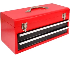 AW-Tools AWTOOLS METALINĖ ĮRANKIŲ DĖŽĖ 2 STALČIAI 48x22x24,5cm