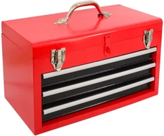 AW-Tools AWTOOLS METALINĖ ĮRANKIŲ DĖŽĖ 3 STALČIAI 45x24x27 cm
