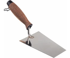 AW-Tools AWTOOLS MŪRININKO MENTELĖ TRAPECINĖ NERŪD.PL. 150mm KAMIENINĖ RANKENA 1202K