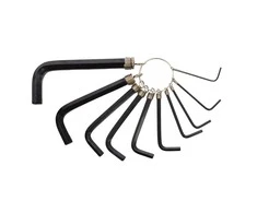 AW-Tools AWTOOLS RAKTAI ŠEŠIAKAMPIAI HEX / 1,5-10,0mm / 10vnt. ŽIEDE