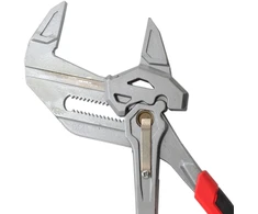 AW-Tools AWTOOLS REGULIUOJAMOS REPLĖS RAKTAS 2in1/ 180mm NIKELIUOTAS Juodas LINE