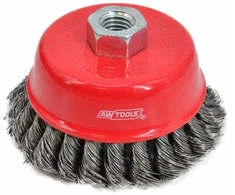 AW-Tools AWTOOLS ŠEPETYS DISKINIS 90mm M14 SUSUKTA VIELA
