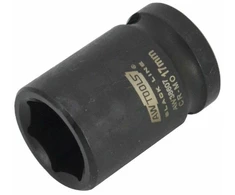 AW-Tools AWTOOLS SMŪGINĖ GALVUTĖ 6K 1/2″ TRUMPA 13 mm Juodas LINE