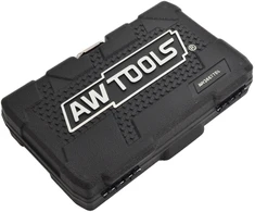 AW-Tools AWTOOLS SMŪGINIŲ GALVUČIŲ RINKINYS 1/2″ 13 vnt./10-24 mm/ TRUMPOS Juodas LINE