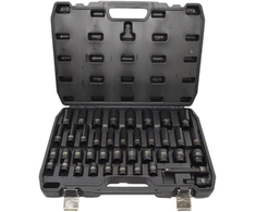 AW-Tools AWTOOLS SMŪGINIŲ GALVUČIŲ RINKINYS 1/2″ 40 vnt. TRUMPOS IR ILGOS Juodas LINE