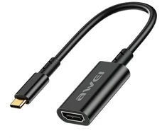 AWEI Adapteris CL-217T USB-C/HDMI juodas 4k/30Hz