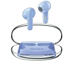 AWEI Bluetooth 5.3 T85 ENCTWS ausinės + docking station mėlynas