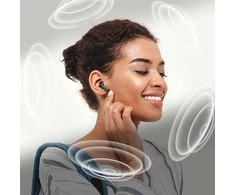 AWEI ausinės Bluetooth 5.4 TP97TWS juodos spalvos
