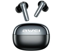 Awei Belaidės ausinės T92 ANC Pro with a charging dock juodos spalvos