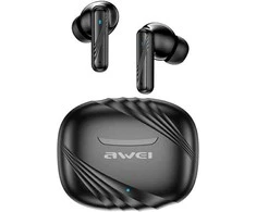 AWEI Bluetooth ausinės 5.3 TA6 ANC+ docking station juodos spalvos