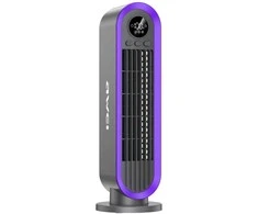 Ventiliatorius AWEI F52 3600mAh column fan pilkas