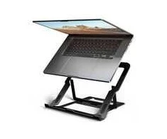 AXAGON STND-LAB Nešiojamas kompiuteris Stand, height-adjustable, foldable, aliuminio – juodas