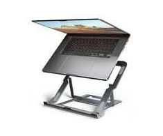 AXAGON STND-LAG Nešiojamas kompiuteris Stand, height-adjustable, foldable, aliuminio – pilkas