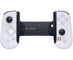 BCK Backbone One for iPhone PlayStation Edition Balta Lightning Žaidimų pultelis PC, „Playstation“, XBOX, iOS