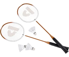 BADMINTONO RINKINYS DĖKLE ORANŽINIS 6-VIENAME DONNAY 413945