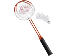 BADMINTONO RINKINYS DĖKLE ORANŽINIS 6-VIENAME DONNAY 413945