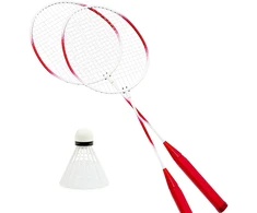 BADMINTONO RINKINYS RAUDONAS EDDY TOYS 1083247