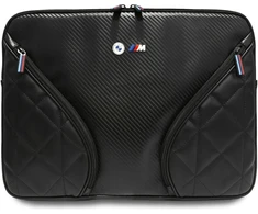 Bag BMW Carbon Pockets & Metal Logo Sleeve 16″ juodos spalvos