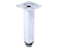 Baldų kojelė HAUSHALT CR FT-517, chromas, 25×25×150 mm