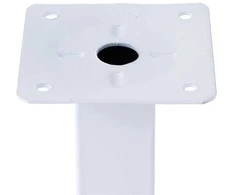 Baldų kojelė HAUSHALT FT-517, balta, 25×25×100 mm