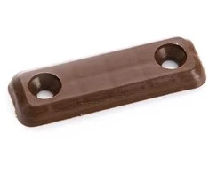 Baldų kojelės Haushalt P(F)4-47, ruda, 48x15x17 mm, 20 vnt.