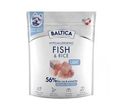 BALTICA Nutraceutic Hypoallergenic Light S žuvis with ryžiai – sausas Maistas šunims – 1kg